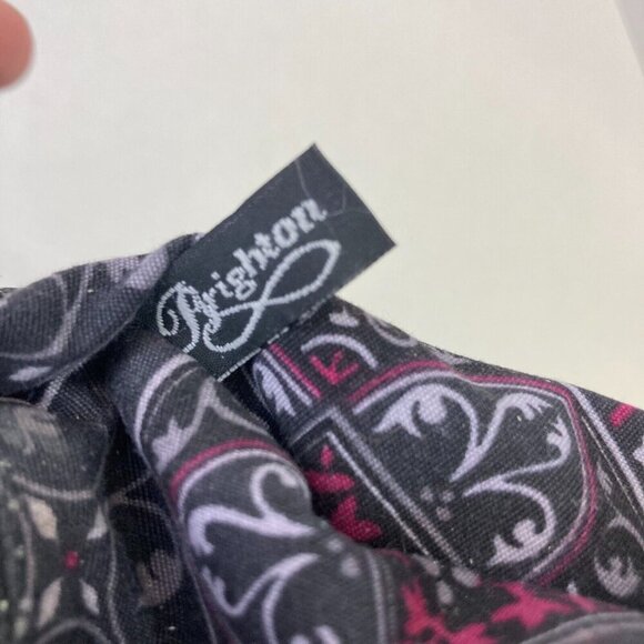 Brighton Peyton Pebbled Leather Crossbody Bag / Purse E077736 Black 12.5"x12" - Picture 16 of 16